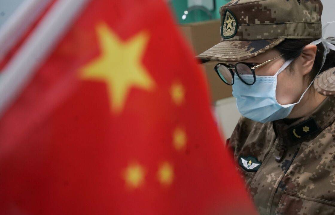 中国人民解放军抗疫图片