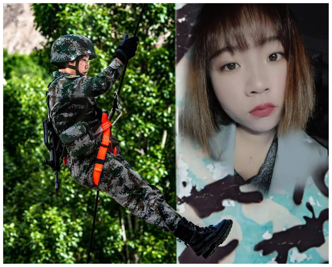 高原女兵入伍前后大对比