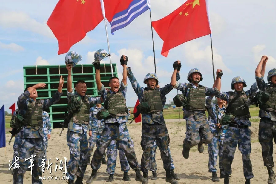 海軍陸戰隊越來越多地走出國門,嶄露頭角 讓世界見識中國軍人的果敢與